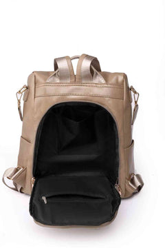 Marcy Convertible Leather Backpack – Women's Luxury Multi-Pocket Bag