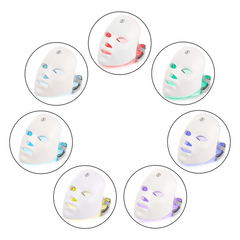 LED Light Therapy Facial Beauty Device – Brighten, Firm & Rejuvenate at Home