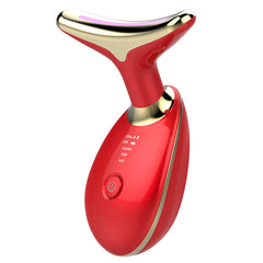 EMS Microcurrent Neck & Face Lifting Device – Anti-Aging Skin Tightening Tool