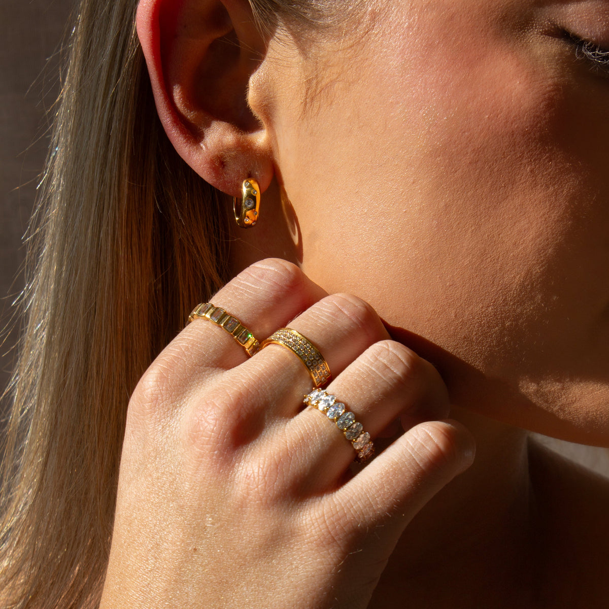 Alexandra Pavé Row Ring