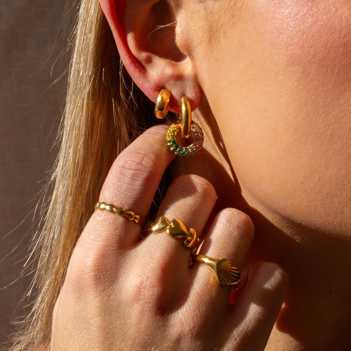 Helena Hoop Earrings