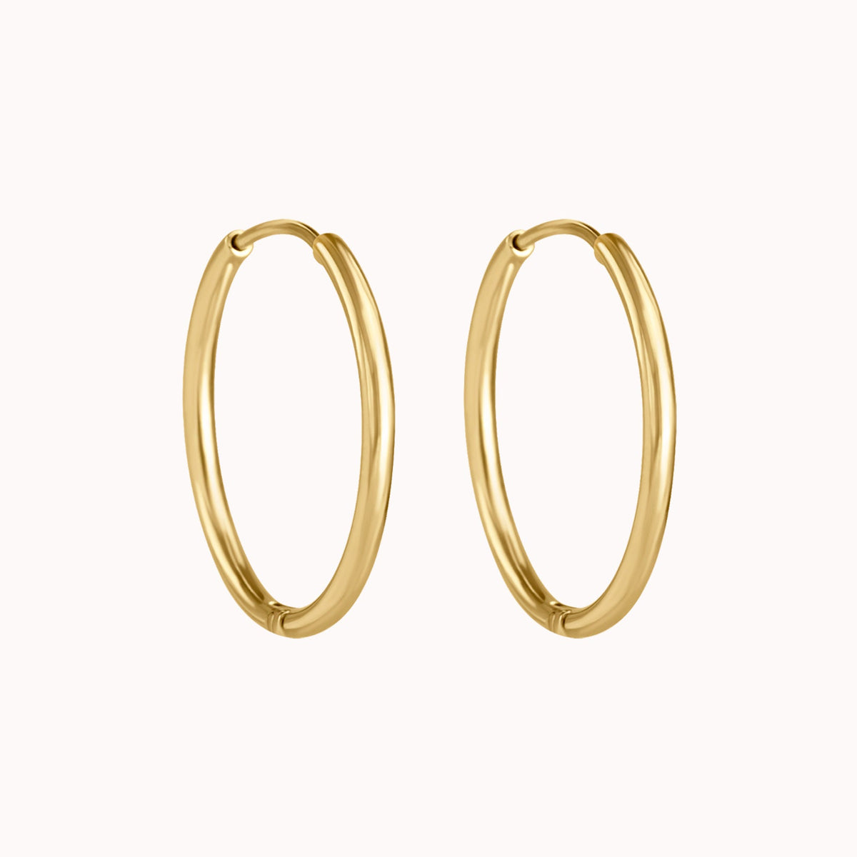 Medium Classic Clicker Hoop Earrings