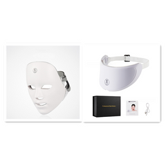 LED Light Therapy Facial Beauty Device – Brighten, Firm & Rejuvenate at Home