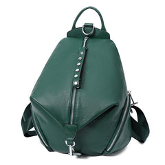 Geneva Anti-Theft Leather Backpack – Women's Travel & Daily Bag