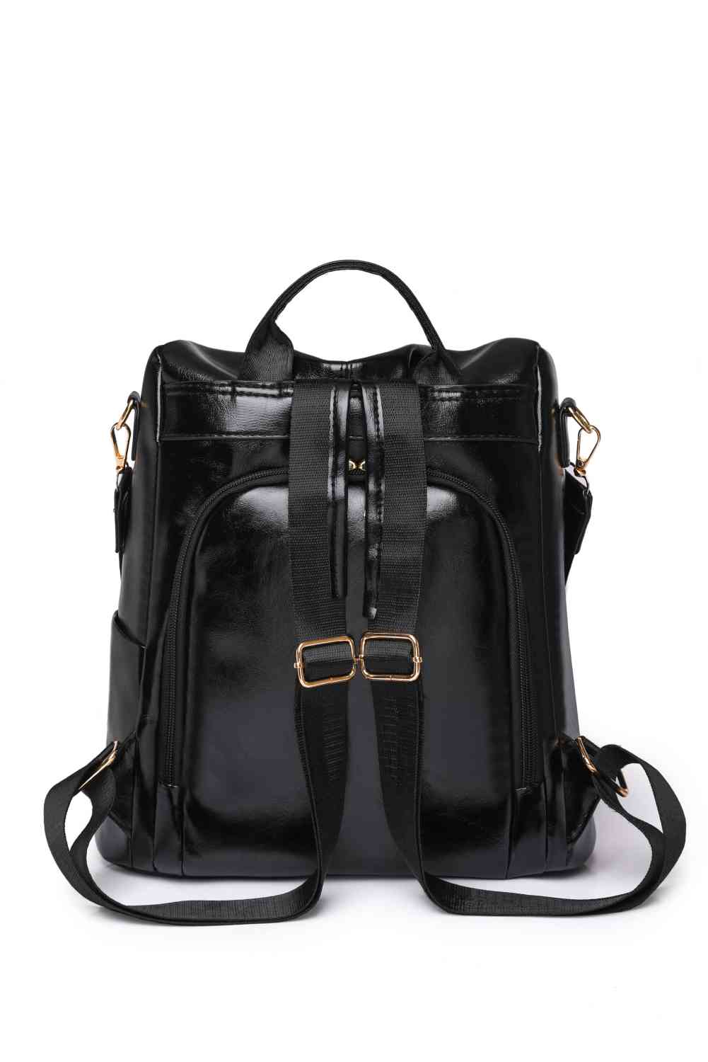 Marcy Convertible Leather Backpack – Women's Luxury Multi-Pocket Bag